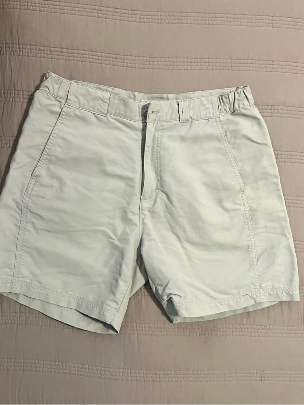 Royal Robbins Women’s Light Beige Flat-Front Shorts Hiking Outdoor - Picture 4 of 8